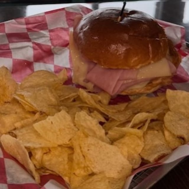 Cordon Bleu Burger.