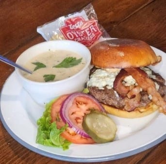 Clam Chowder Burger.