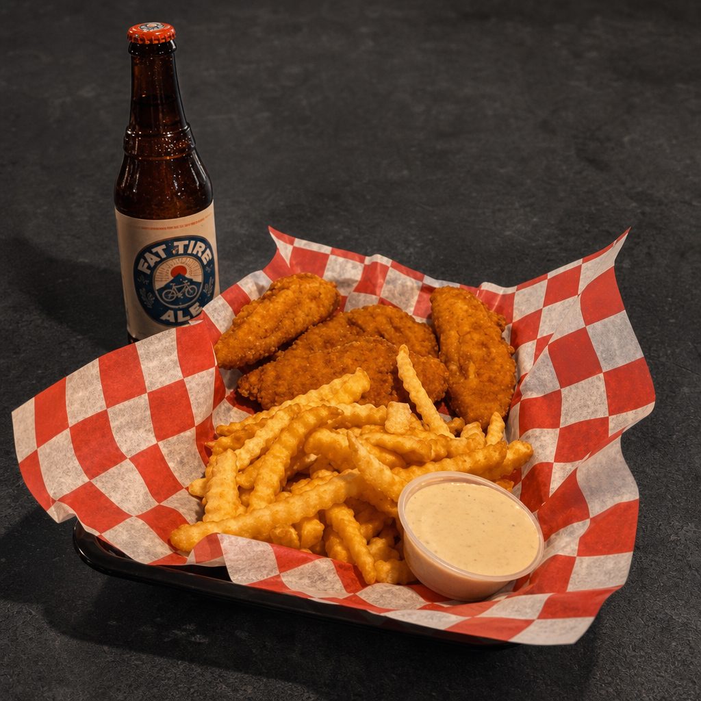 Chicken Strips & Fries.