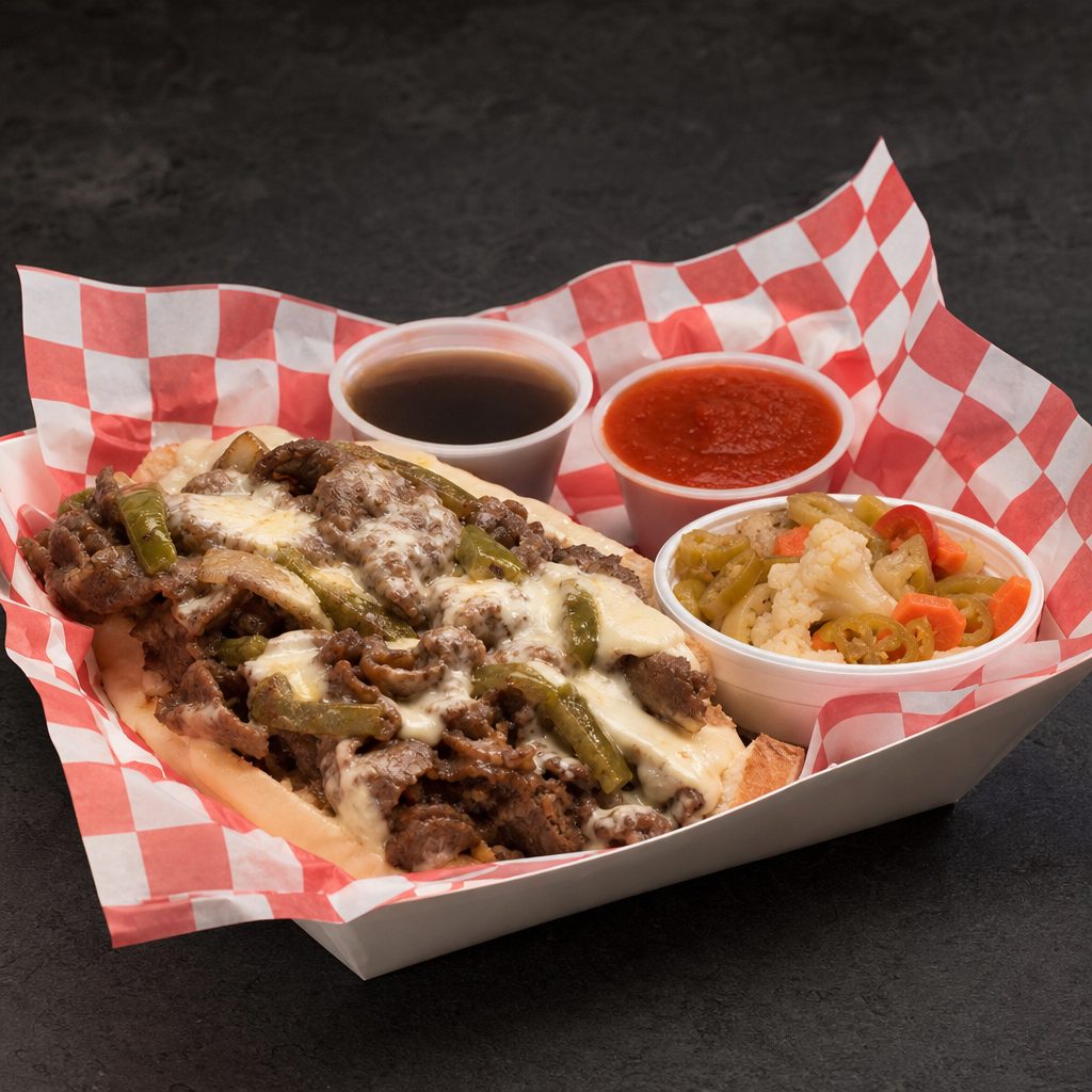 Italian Beef Sandwich.