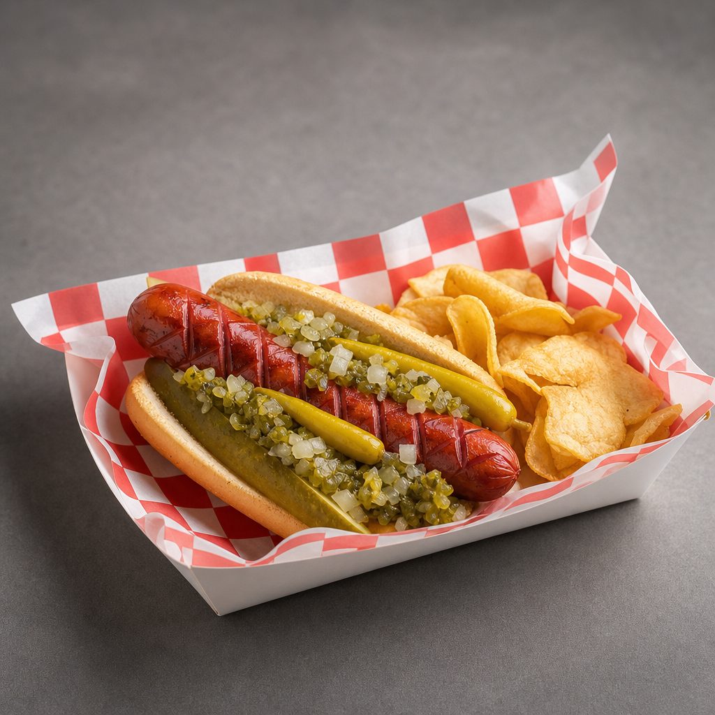 Hot Dog Chicago Dog.