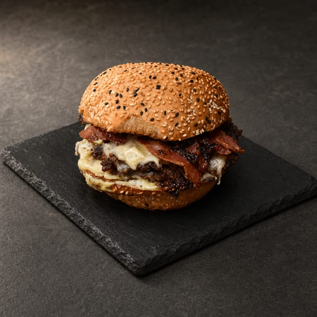 Black & Blue Burger.