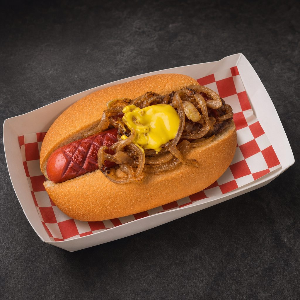 Hot Dog Chili Cheese Dog.