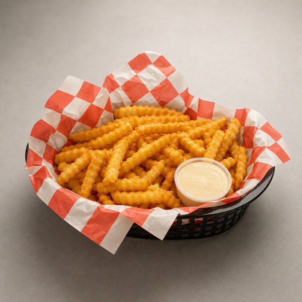 Fries Crinkle Cut - Basket.