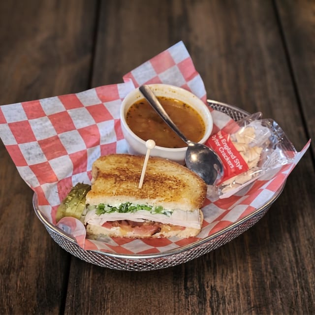 Turkey Club Sandwich.